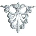 Dwellingdesigns 5.88 in. W x 5.12 in. H x .62 in. P Architectural Accents - Monique Drop Onlay DW638755